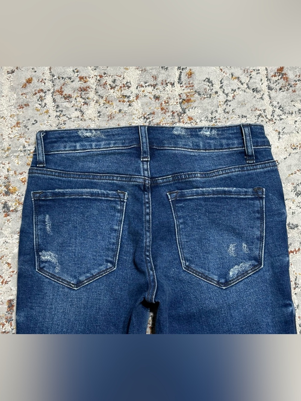 Vervet Flare Jeans Leopard Slit Size 26 - Picture 9 of 13